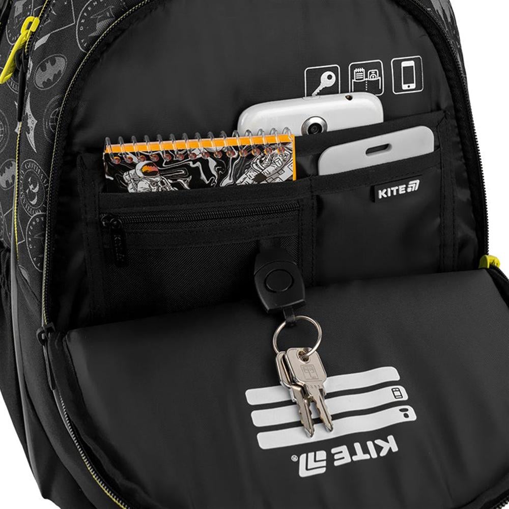 Шкільний набір KITE DC Batman рюкзак/пенал/сумка для взуття (SET_DC25-700M) - фото 13