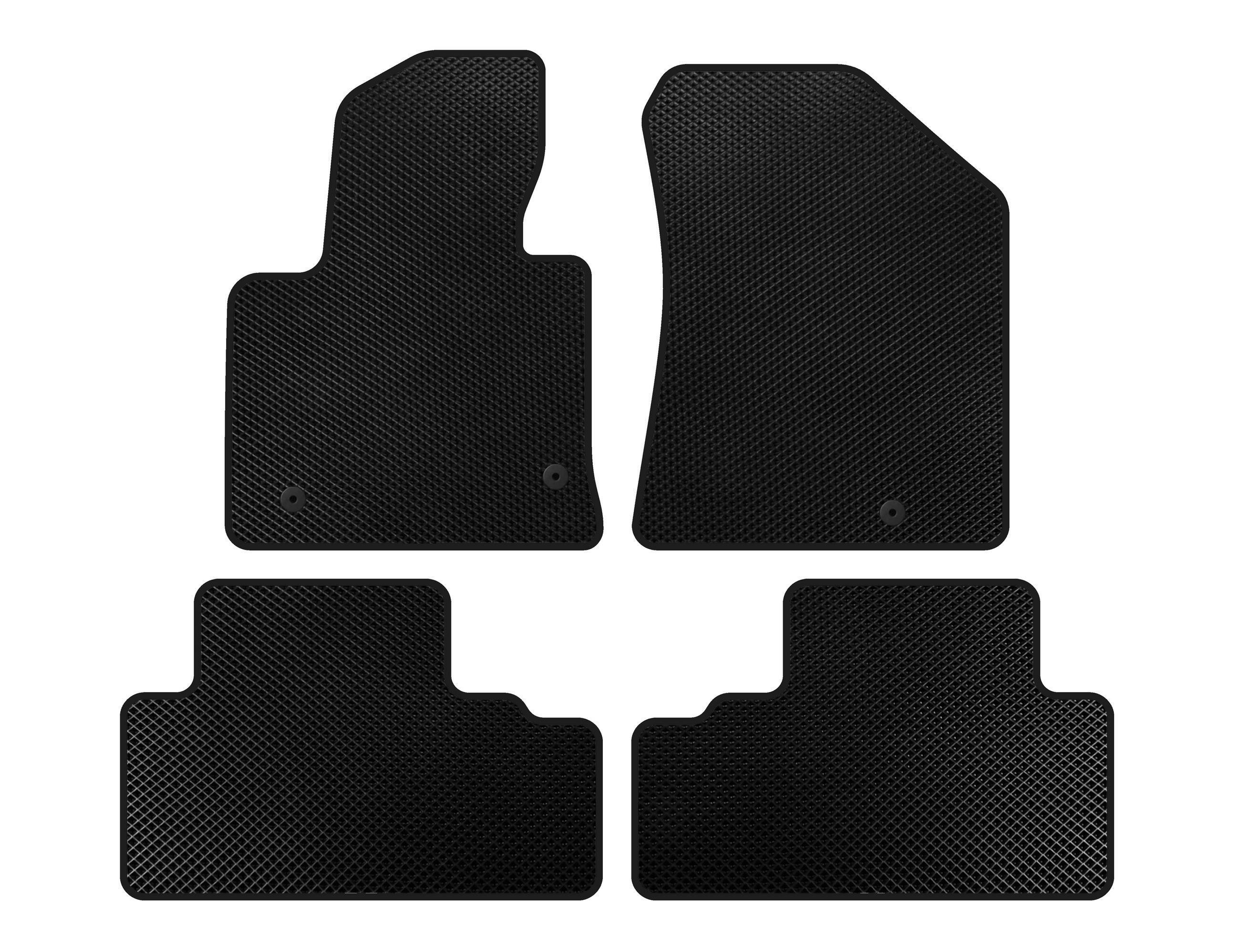 Коврики EVA Digital Designs для Kia Carens 2012- рр. Черный (133351)