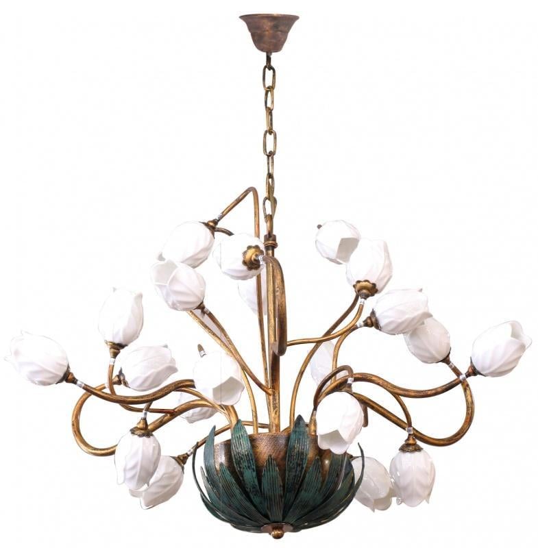 Люстра підвісна галогенна Brille BKL-197S/21 флористика