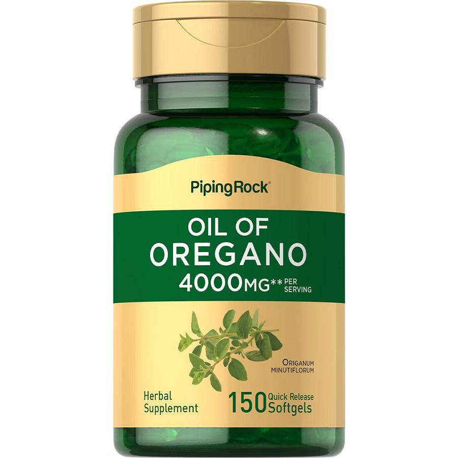 Олія Орегано Piping Rock Oil of Oregano 4000 мг per serving 150 Softgels