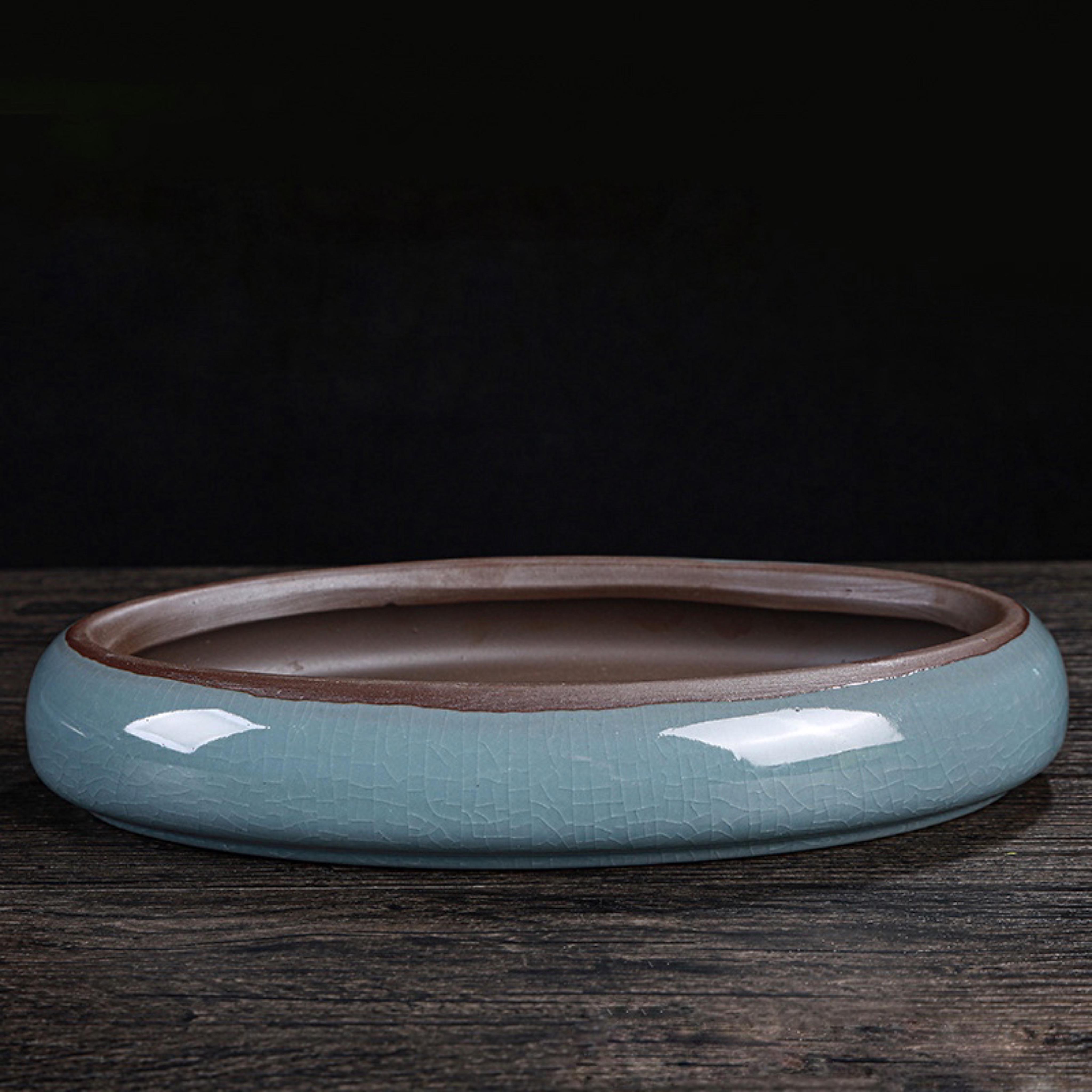 Горщик для бонсай керамічний 25,5х15х4,5 см