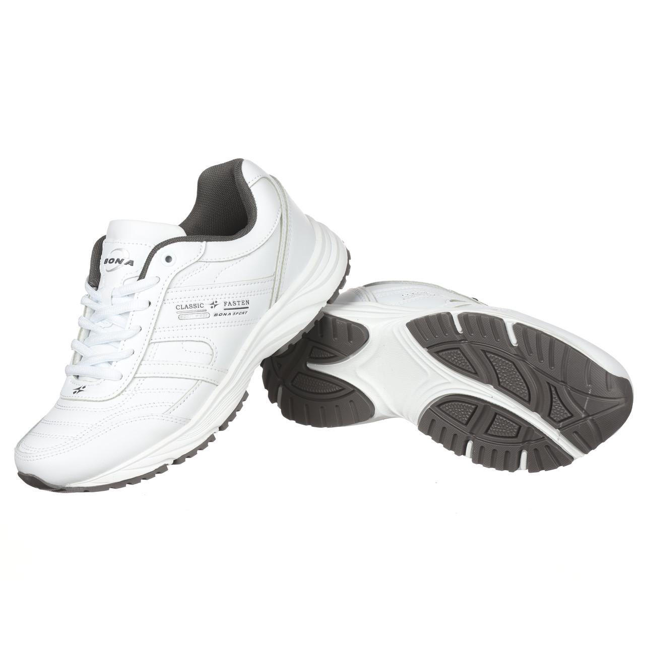 Кроссовки женские Bona 798A-2 кожаные р. 38 Белый (20082) - фото 4 Кроссовки женские Bona 798A-2 кожаные р. 38 Белый (20082) - фото 4