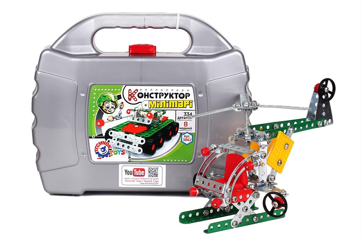 Конструктор металлический ТехноК Милитари (3862)