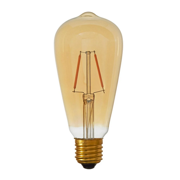 Лампа Edisons Premium LED ST64 short gold Е27 2W 2200K