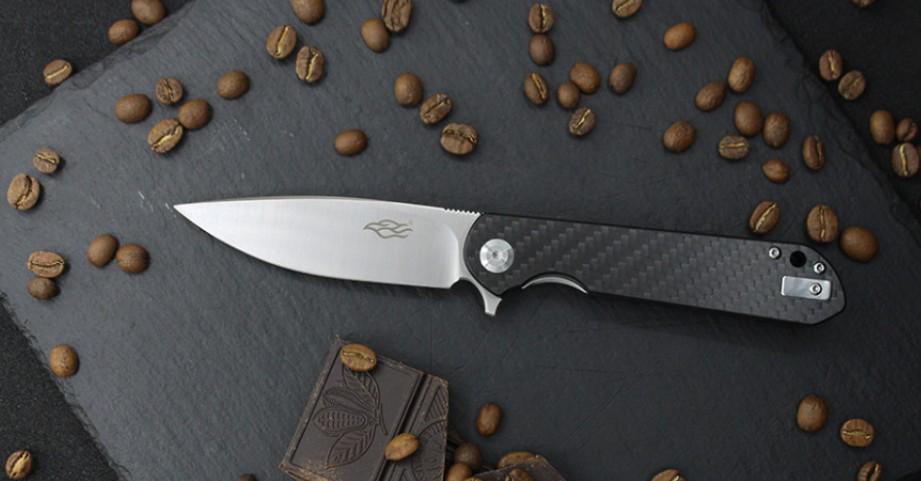 Нож складной Flipper Firebird карманный туристический 202 мм Black (FH41-CF) - фото 10