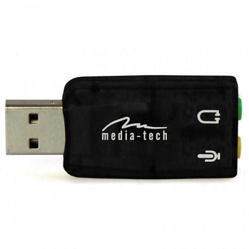 Звуковая карта Media-Tech MT5101 USB Virtual 5.1 Channel Черный (573264)