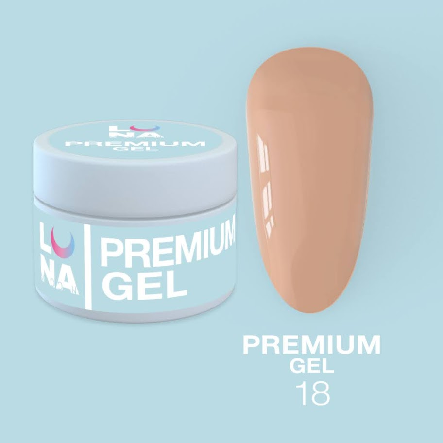 Гель Luna Moon Premium Gel №18 30 мл - фото 3 Гель Luna Moon Premium Gel №18 30 мл - фото 3