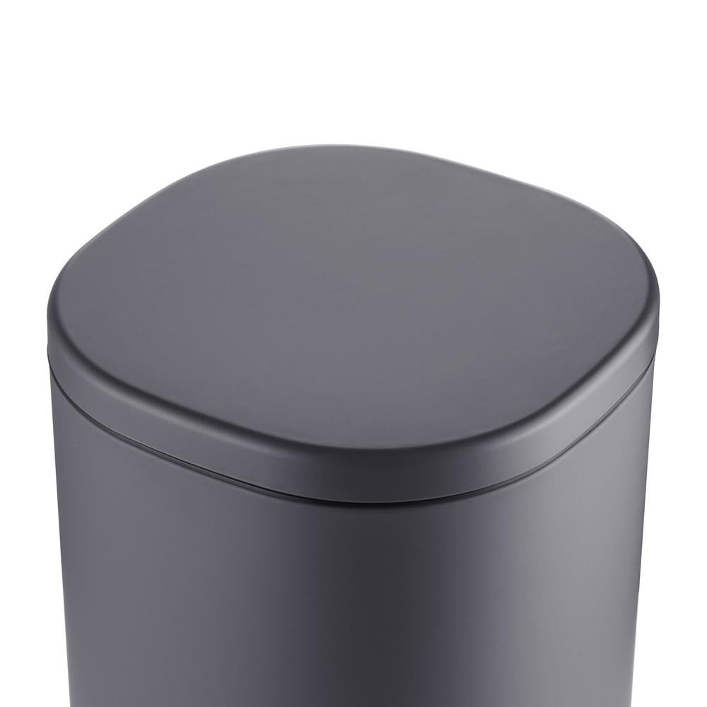 Мусорное ведро с плавным закрытием MIXXUS Premium Olivary-TC0105 овальное 5 л Графит (MI7063) - фото 6