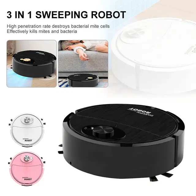 Робот пилосос Sweeping Robot 521-2345 3в1 для дому Чорний (12280653) - фото 3