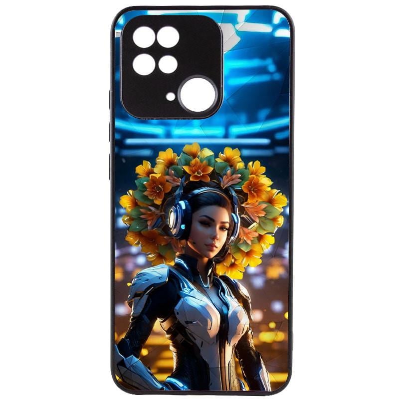 Протиударний TPU+PC Чохол Prisma Ladies для Xiaomi Redmi 10C / Poco C40 Cyberpunk