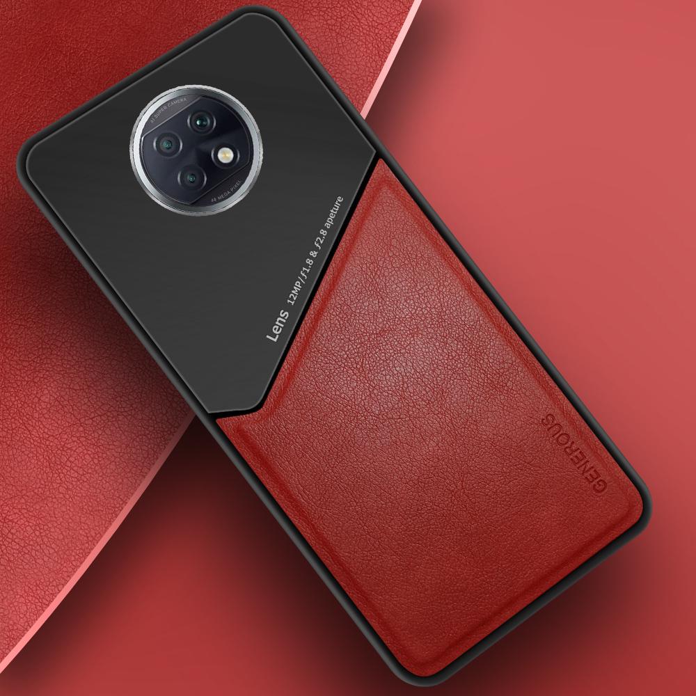 Комбинированный чехол Generous на Xiaomi Redmi Note 9T Red (20038-2D)