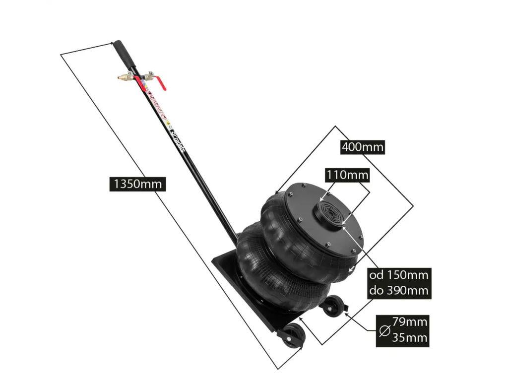 Пневматический домкрат REDATS 15-01-04 8 т 15-39 см - фото 8 Пневматический домкрат REDATS 15-01-04 8 т 15-39 см - фото 8