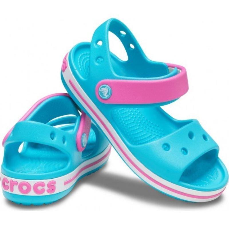 Сандалі дитячі Crocs Crocband Sandal р. 8/25 15,5 см Digital Aqua (12856) - фото 3