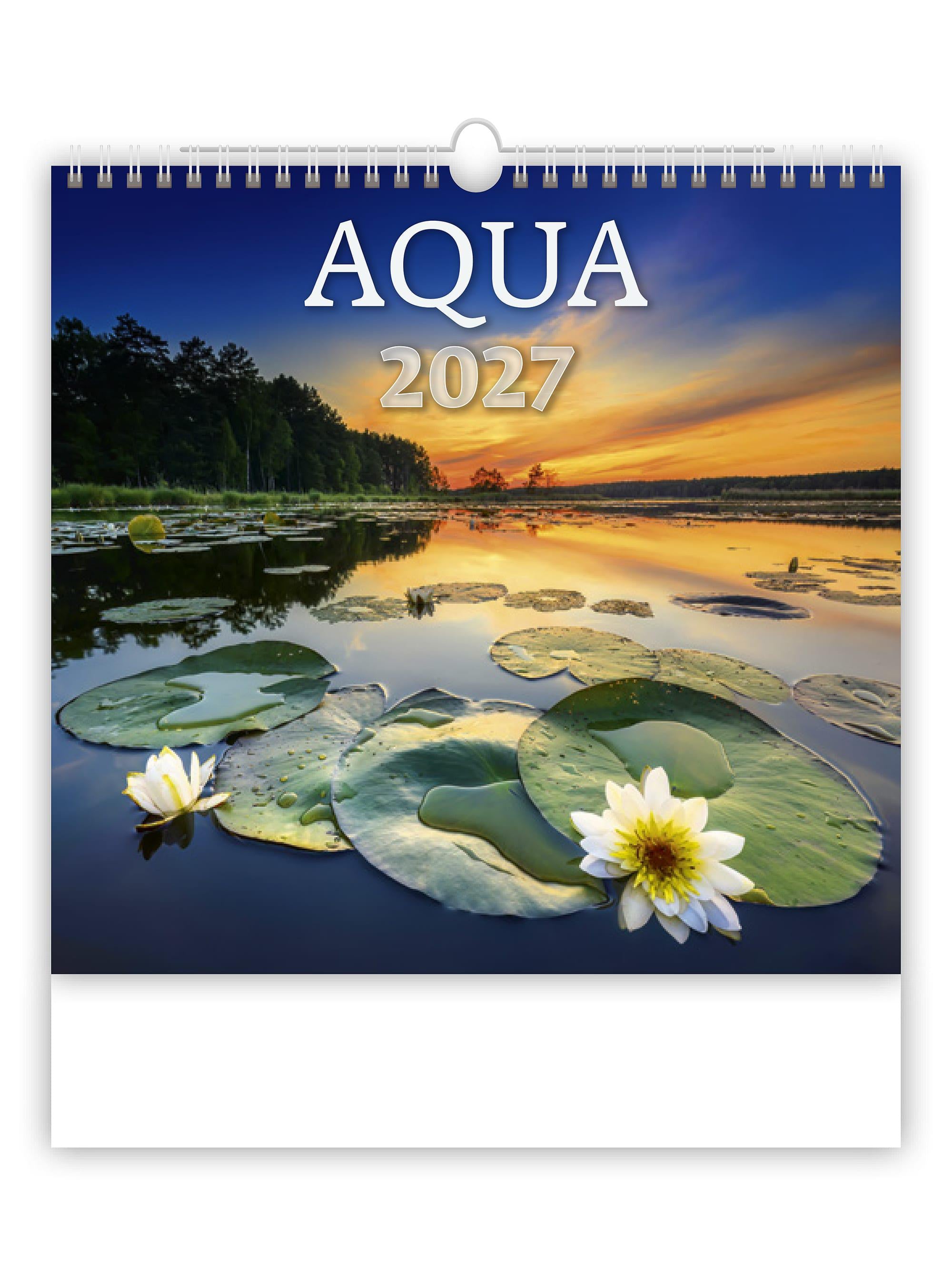 Календарь настенный 2027 HELMA Aqua 30х30 см (N172-27)