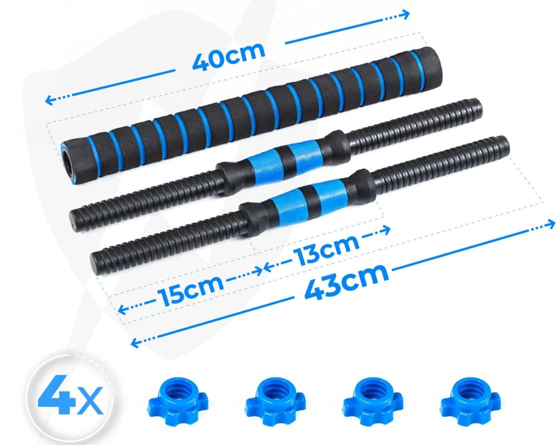 Гантелі розбірні бітумні Thunder GYM-02 зі з'єднувачем для штанги 2x10 кг (GYM-02) - фото 3 Гантелі розбірні бітумні Thunder GYM-02 зі з'єднувачем для штанги 2x10 кг (GYM-02) - фото 3