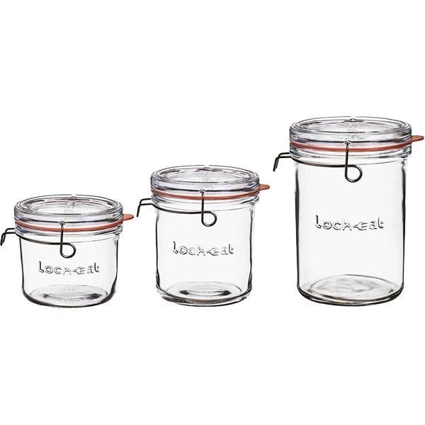 Набір банок Luigi Bormioli Lock-eat 3 шт. (12400/01)