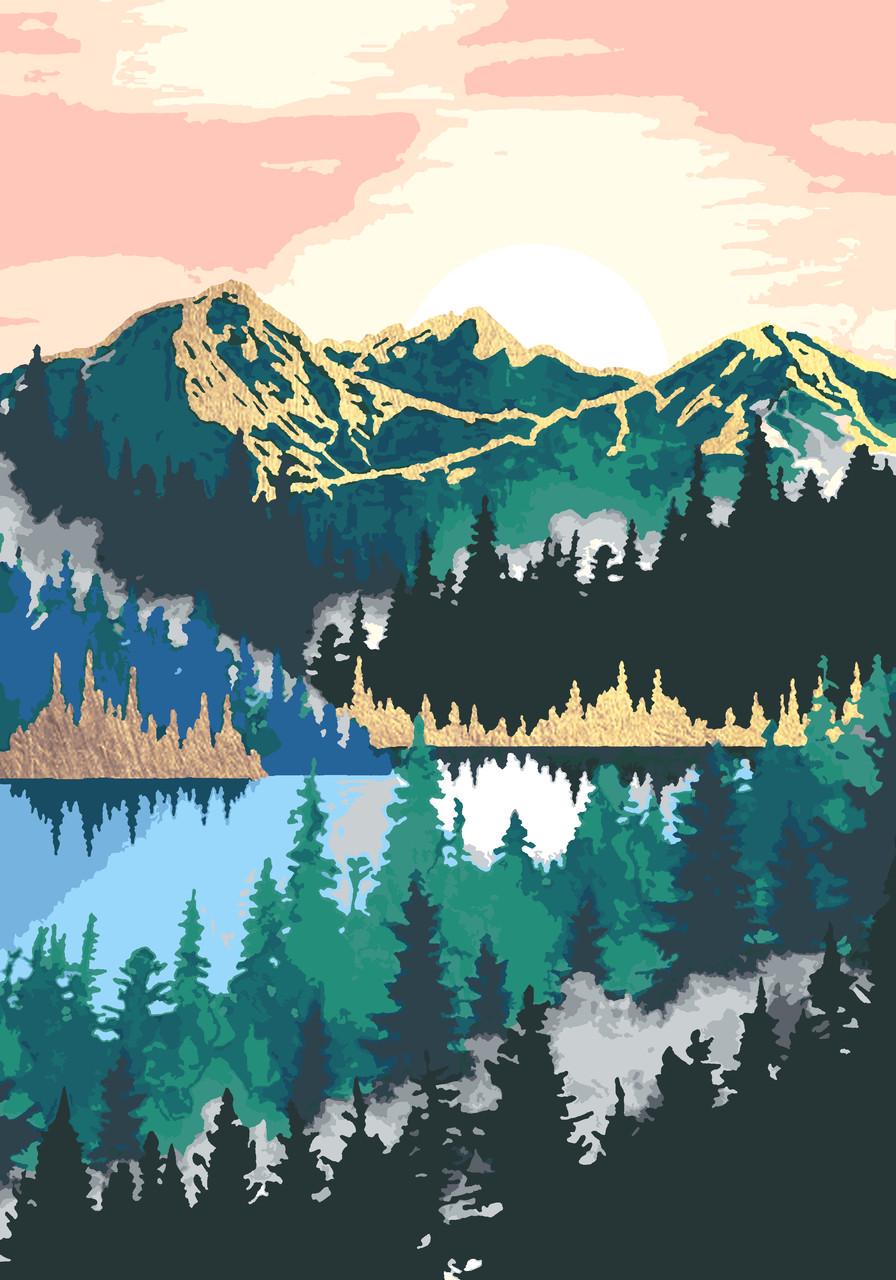 Набор картин по номерам с краской металлик Riviera Blanca Солнечные часы 3 шт. (ITR-012) - фото 2