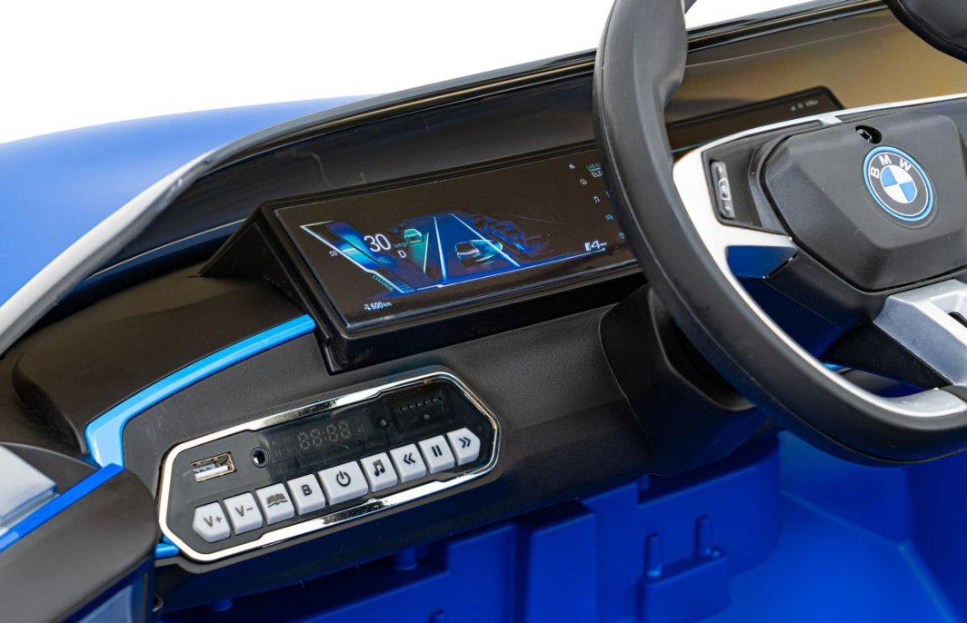 Дитяча машинка BMW i4 акумуляторна Синій (424560) - фото 3 Дитяча машинка BMW i4 акумуляторна Синій (424560) - фото 3