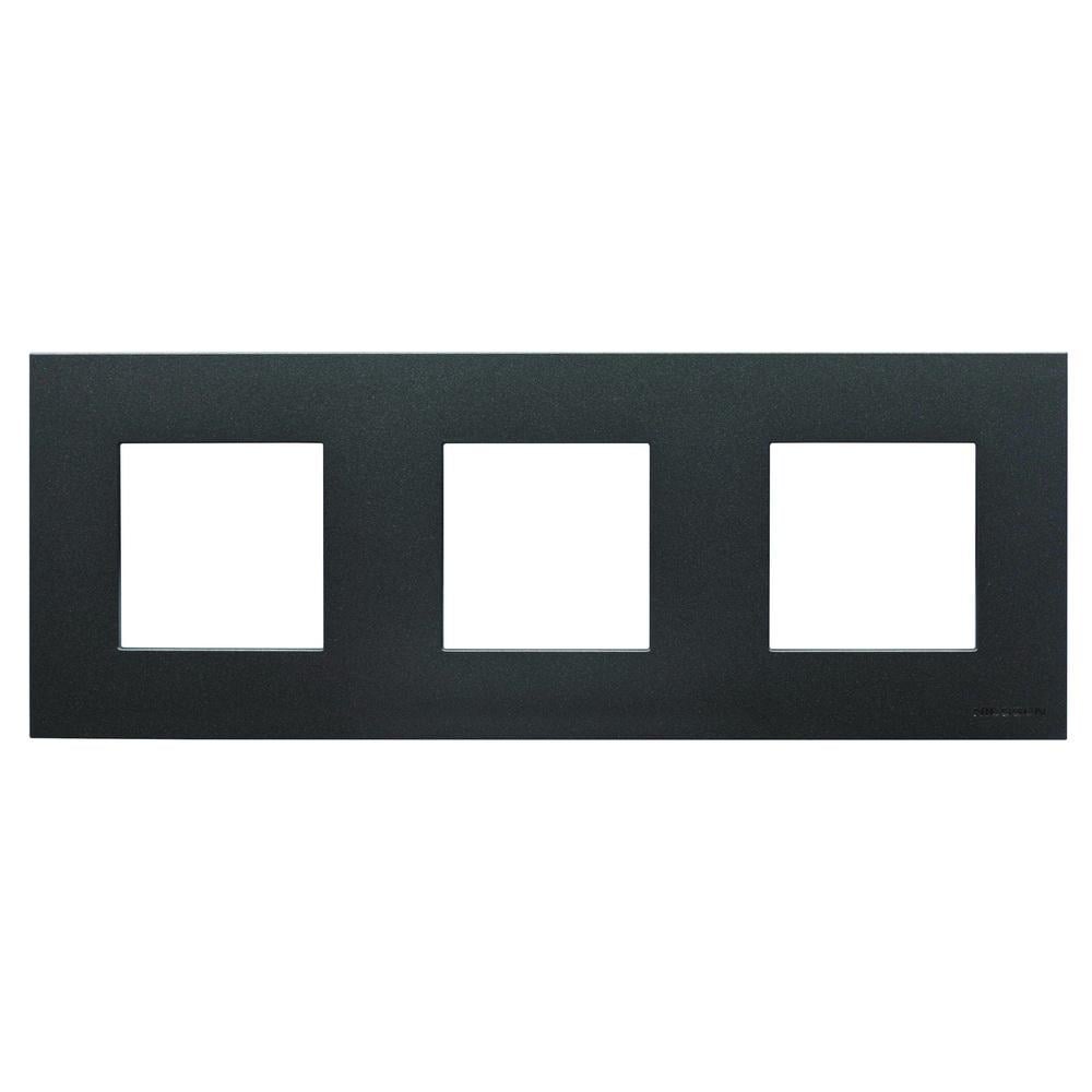 Рамка трехместная Zenit Антрацит (2CLA227300N1801)
