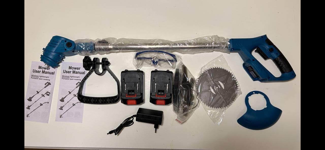 Тример садовий 48V 2 акуумулятори 3 види насадок (158) - фото 7 Тример садовий 48V 2 акуумулятори 3 види насадок (158) - фото 7