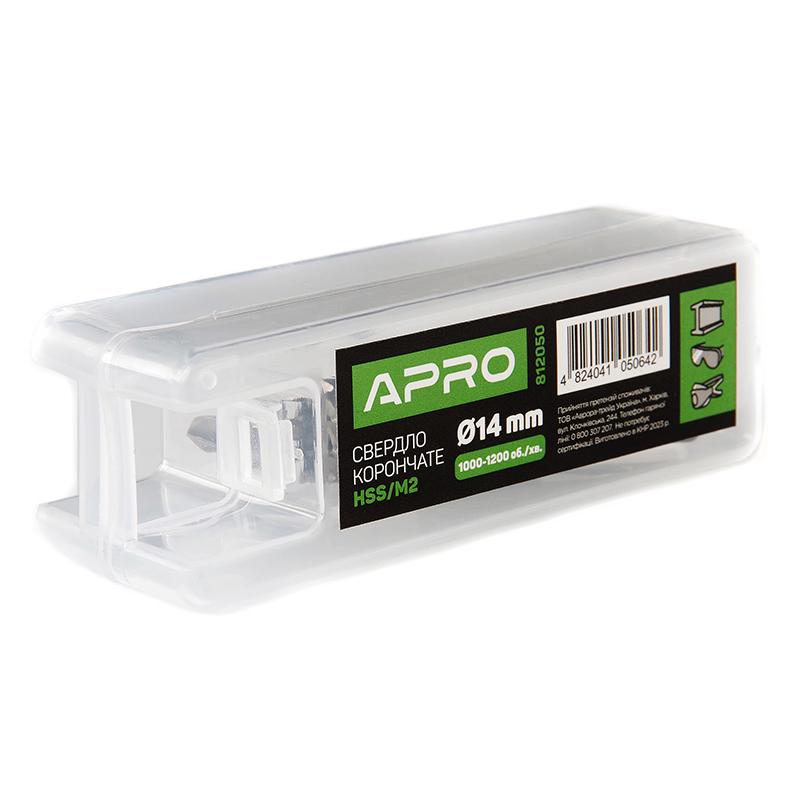 Свердло корончате Apro HSS/М2 Ø 14 мм (812050) - фото 3