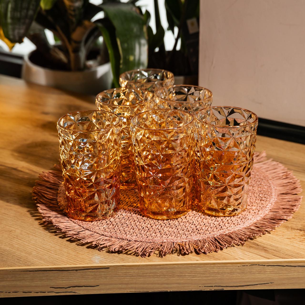 Набор стаканов Amber Ice 6 штук 350 мл (HP-19-191)