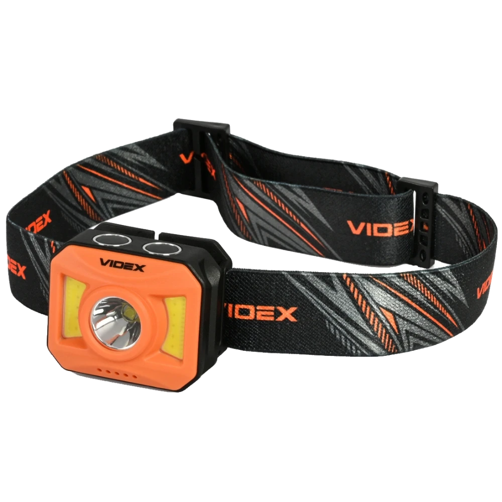 Ліхтарик налобний світлодіодний Videx VLF-H085-OR 400Lm 5000K (3008401260)