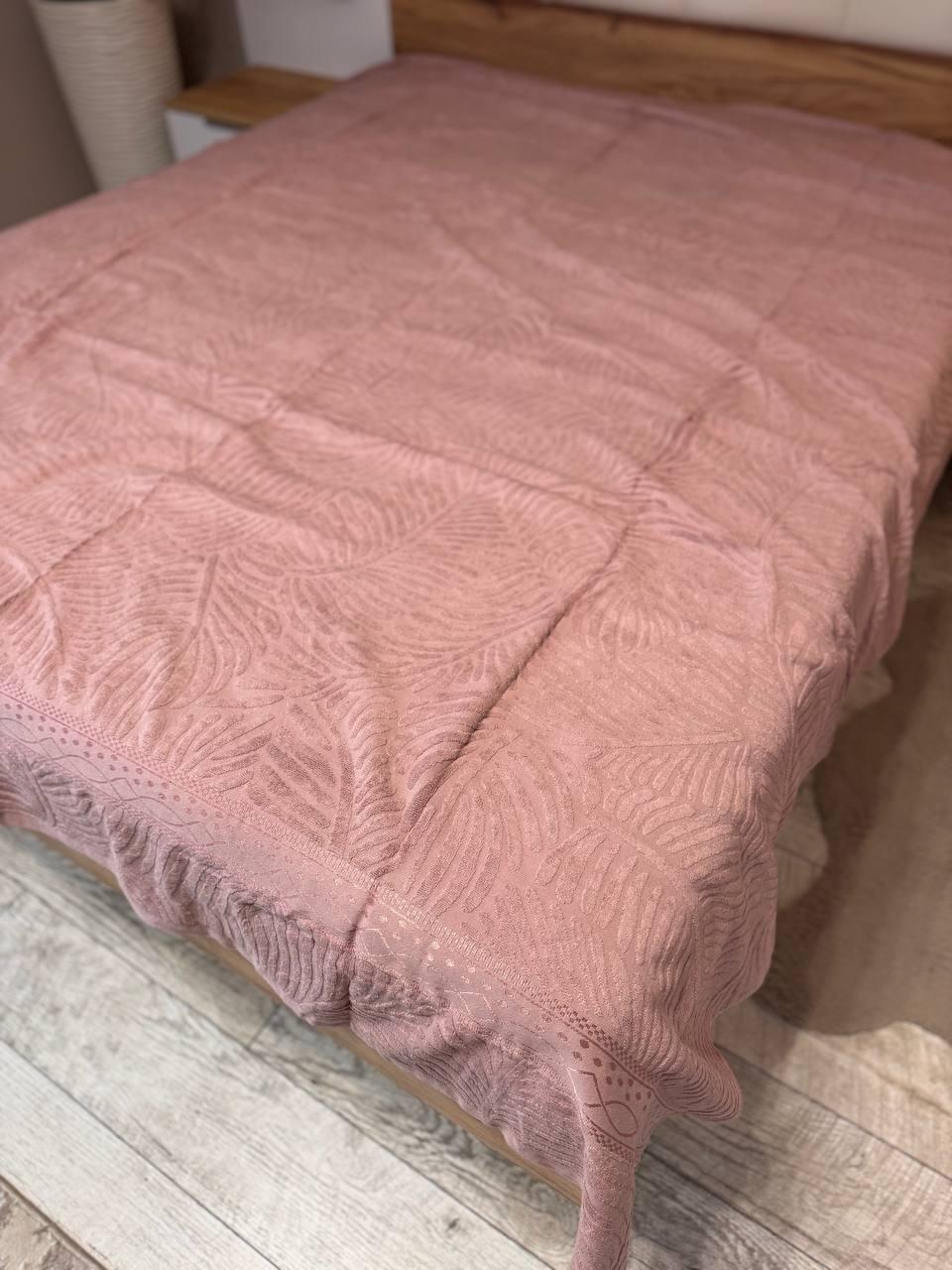 Простирадло махрове полуторний 150х200 см Рожевий (Д-al-mahra-2025-001-02) - фото 2 Простирадло махрове полуторний 150х200 см Рожевий (Д-al-mahra-2025-001-02) - фото 2