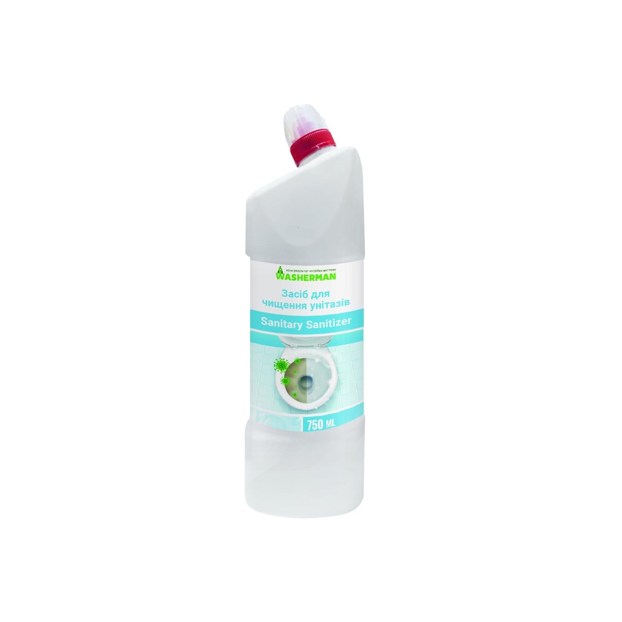 Средство для чистки унитазов Sanitary Sanitizer Туалетный утенок 750 мл (161111)