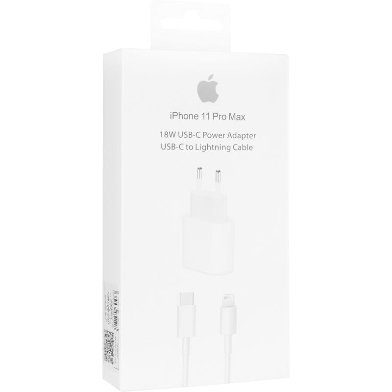 Зарядное устройство Quality Iphone 11Pro Max 18 W и кабель Type-C to Lightning White - фото 4