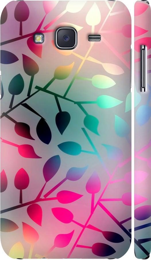 Чехол на Samsung Galaxy J5 (2015) J500H Листья (2235m-100-42517)