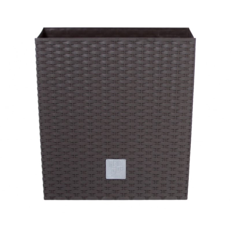 Горшок для цветов Prosperplast Rato с вставкой 2в1 Н-26,6 см Коричневый (70894-440)