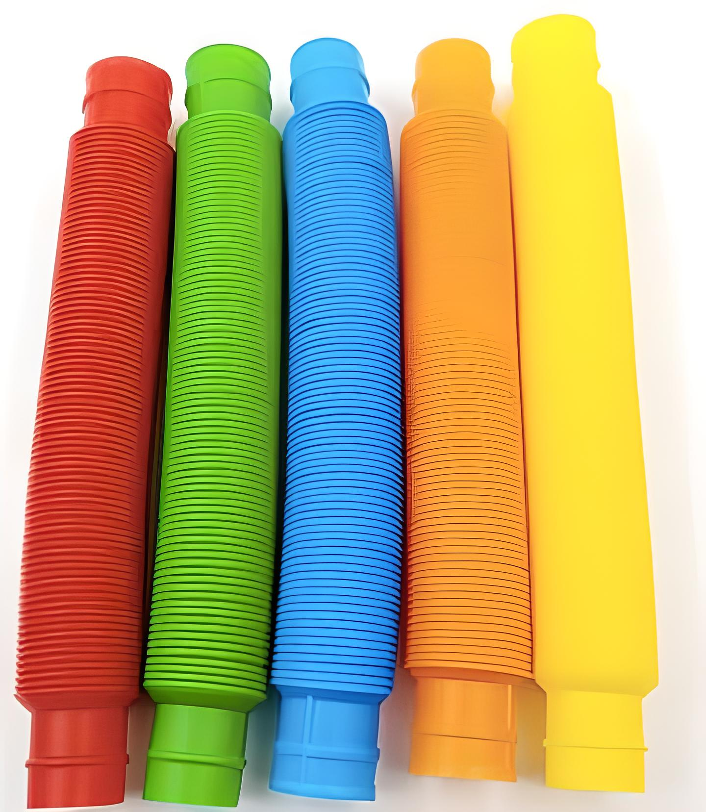 Игрушка развивающая UKC Pop сенсорная детская гофрированные растягивающаяся 20-75 см 12 шт.