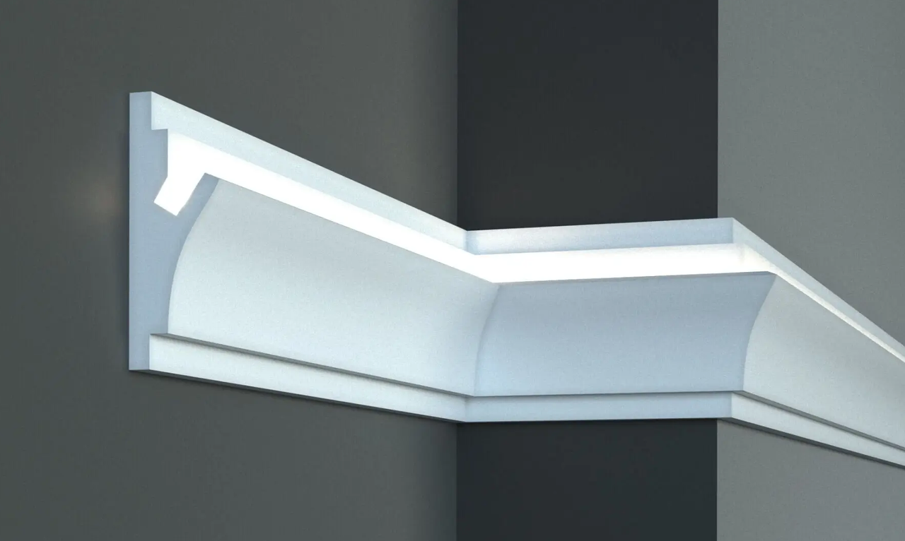 Карниз для LED освітлення серія D Tesori KD 402 1150 мм