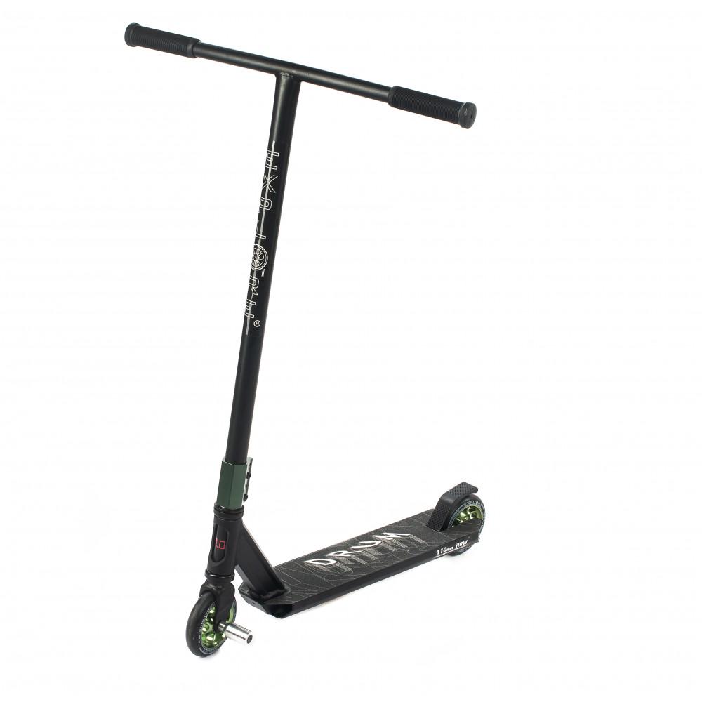 Самокат трюковий Explore Drum Super HIC пеги Чорний