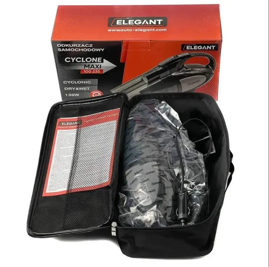 Пылесос автомобильный Elegant Cyclonic Power Maxi - фото 5 Пылесос автомобильный Elegant Cyclonic Power Maxi - фото 5