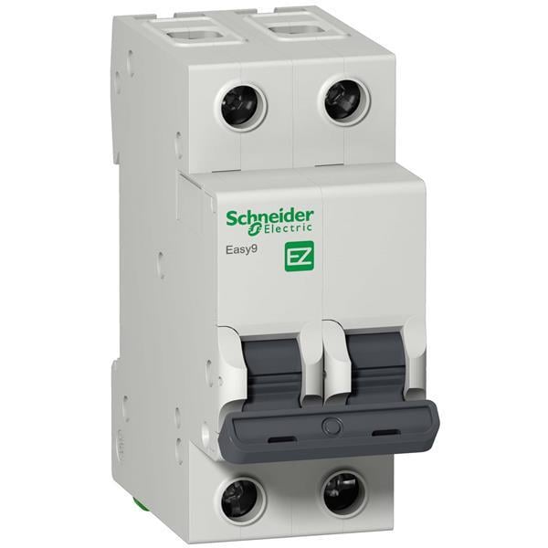 Автоматический выключатель Schneider Electric 32A 4,5kA 2 полюса тип В EZ9F14232 Easy9 (12750)