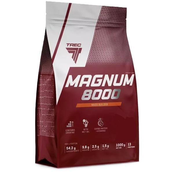 Гейнер Trec Nutrition MAGNUM 8000 1000 г 13 порцій Chocolate