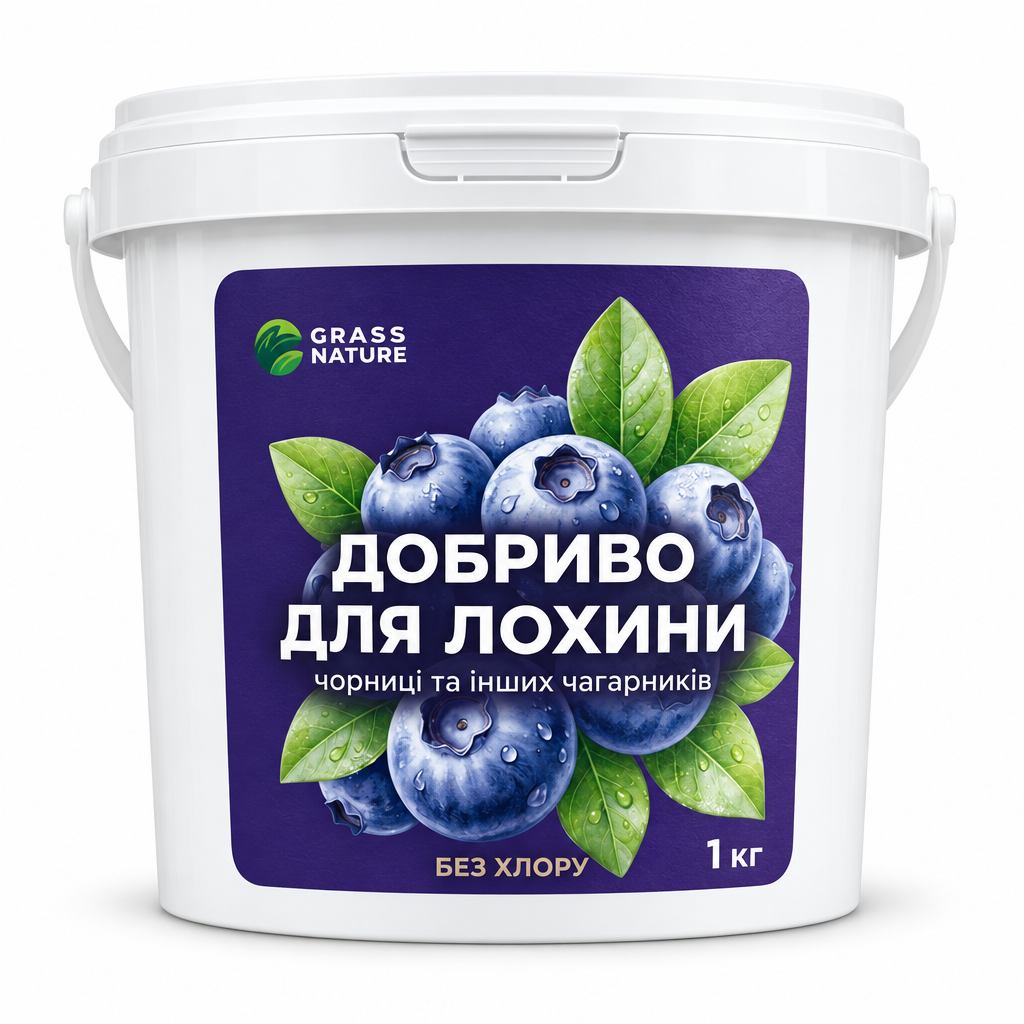 Удобрение для голубики GrassNature NPK 11-5-11 с серой подкисляет почву 1 кг (38470719)
