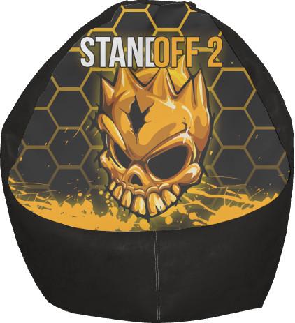 Кресло-груша Standoff 2 Gold Skull 3 M (13241750)