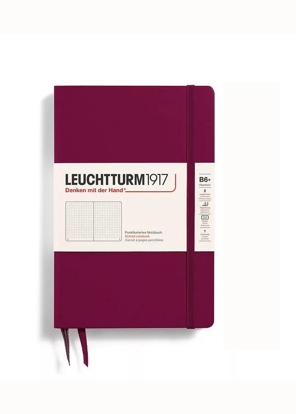 Блокнот Leuchtturm1917 Paperback B6+ точка Винный (368494)