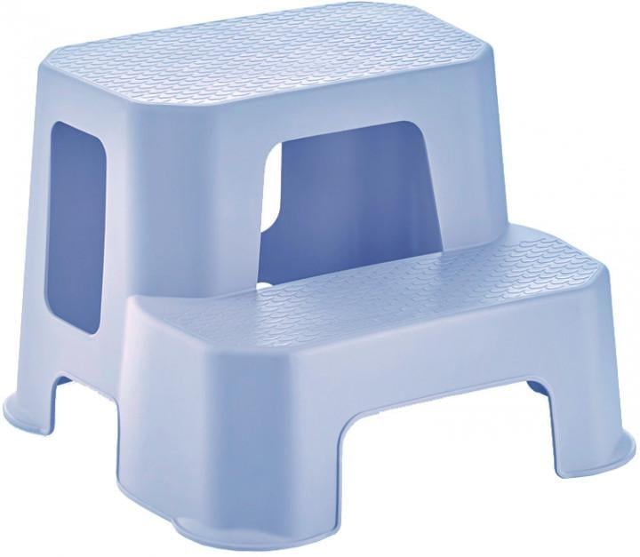 Табурет-драбина Sakarya Plastik 6108 Блакитний (36495)