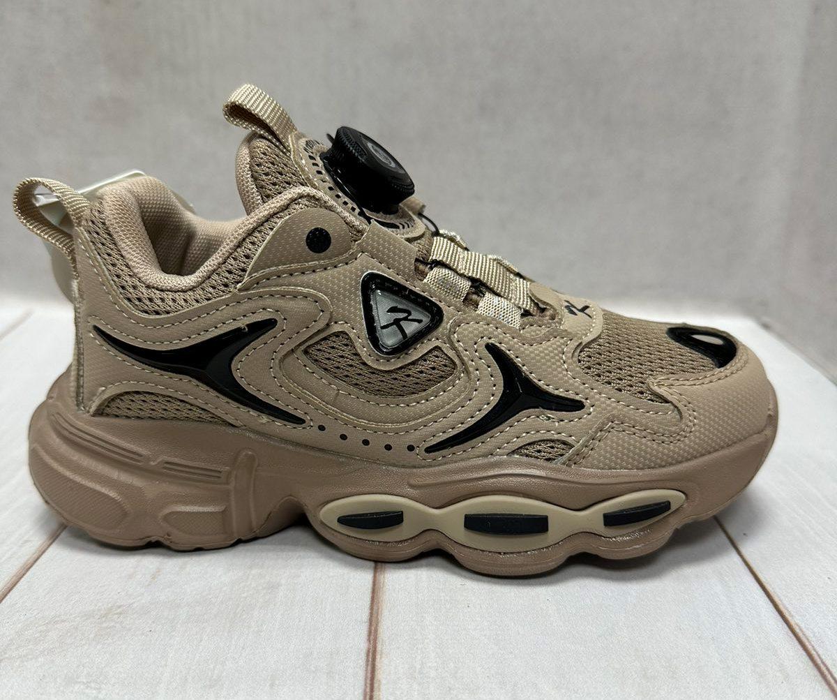 Кроссовки детские тканевые Kimbo-o р. 35 22,2 см Бежевый (14115950)