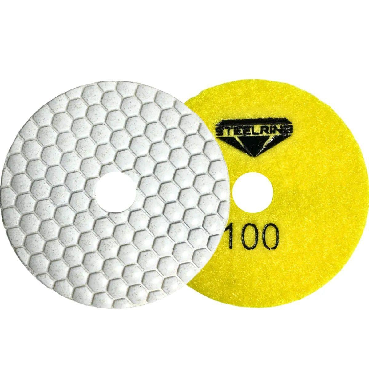 Алмазный шлифовальный диск черепашка STEELRING 100 мм №100 (DUDP100) Алмазный шлифовальный диск черепашка STEELRING 100 мм №100 (DUDP100)