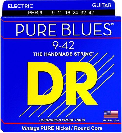 Струни для гітари DR PHR-9 Pure Blues 9-42 Lite - фото 1