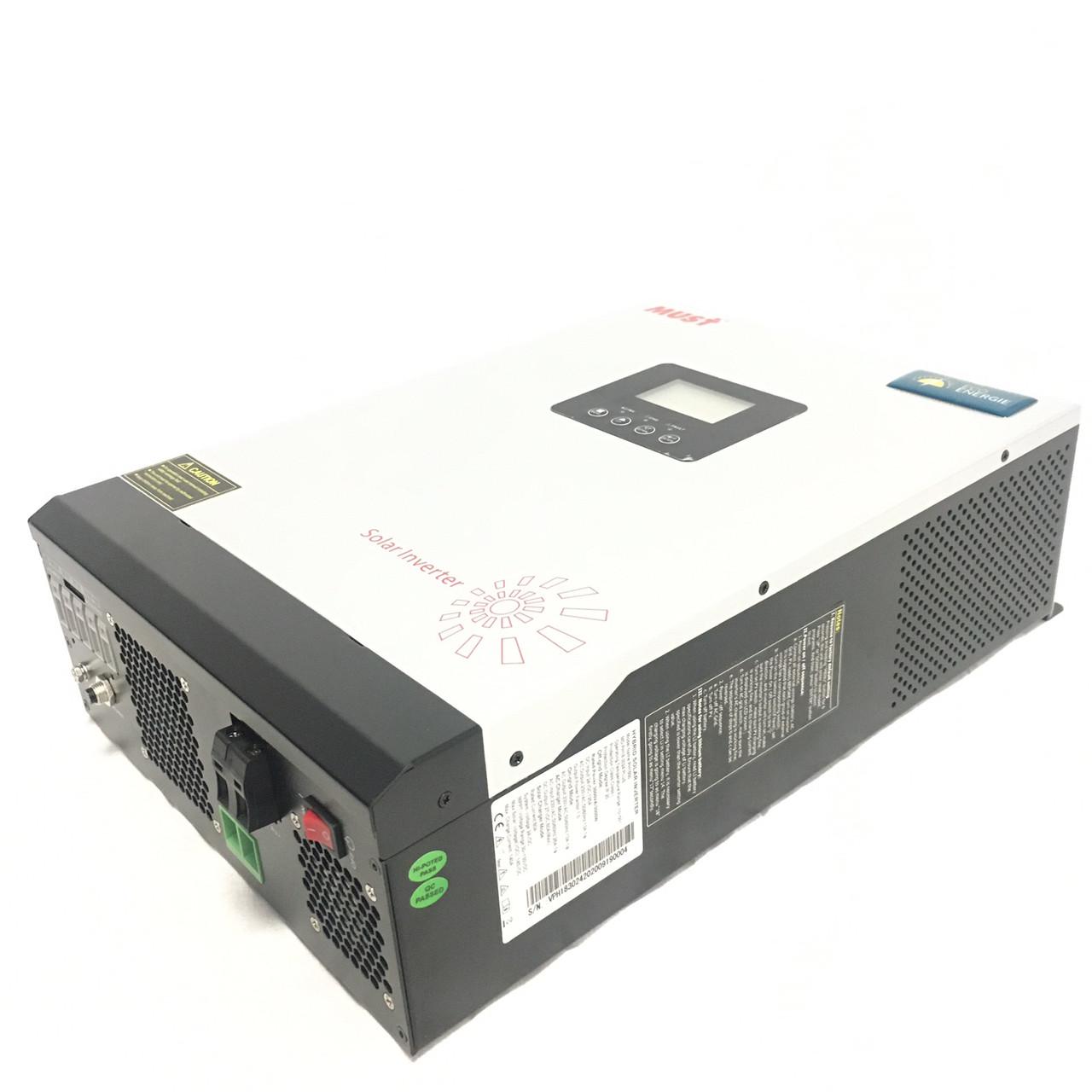 Инвертор солнечный Must Power PH18-3024 PLUS 3 кВт гибридный с функцией подмешивания - фото 2 Инвертор солнечный Must Power PH18-3024 PLUS 3 кВт гибридный с функцией подмешивания - фото 2