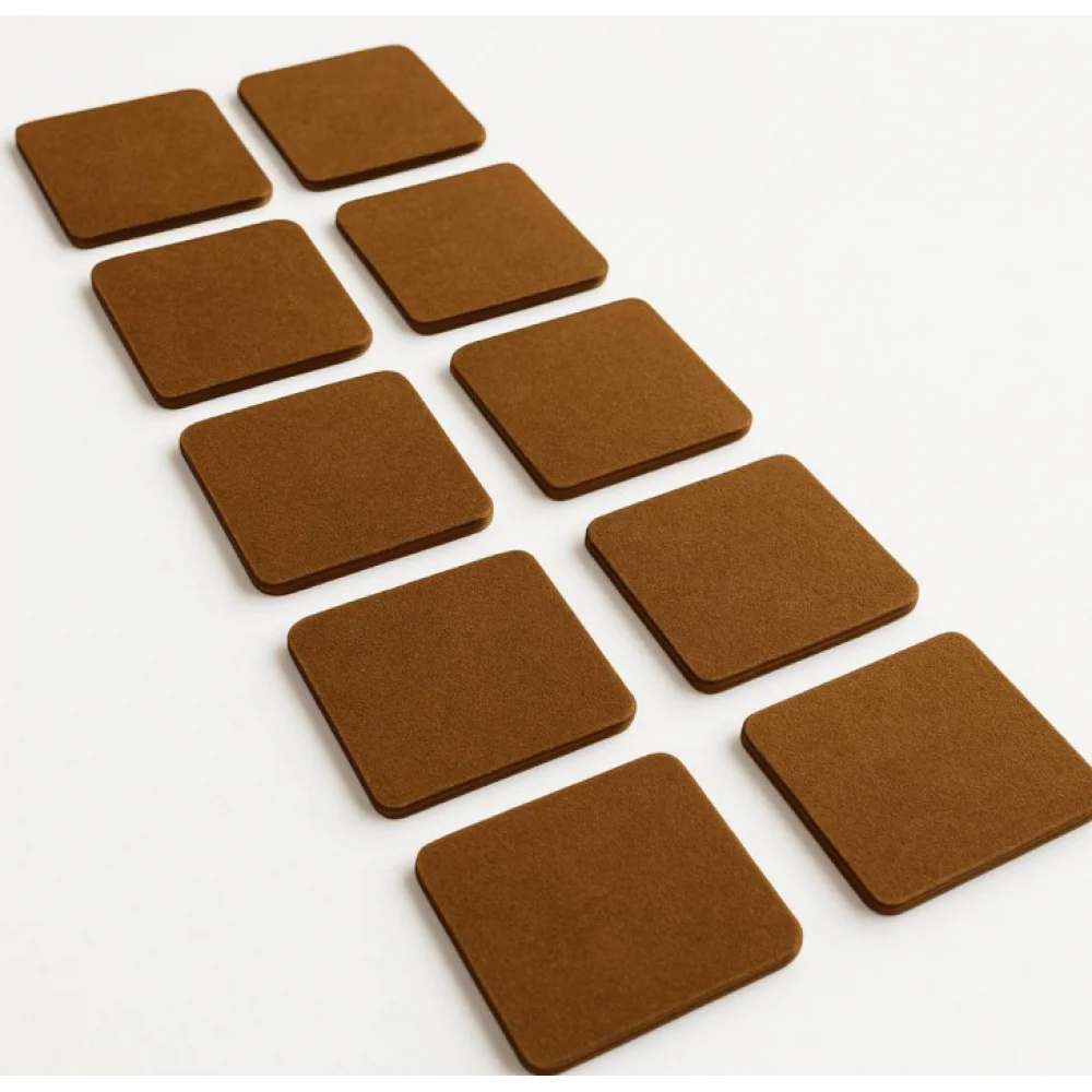 Накладка для меблів самоклеюча Weiss 40х40 мм 10 шт. Бежевий (AF0959)