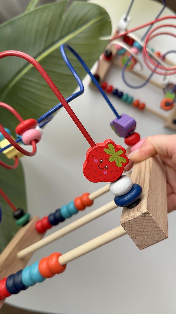 Детский лабиринт с фруктами и счетами (46) - фото 2 Детский лабиринт с фруктами и счетами (46) - фото 2