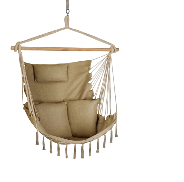 Кресло бразильское Outtec Boho Sois XXL Бежевый