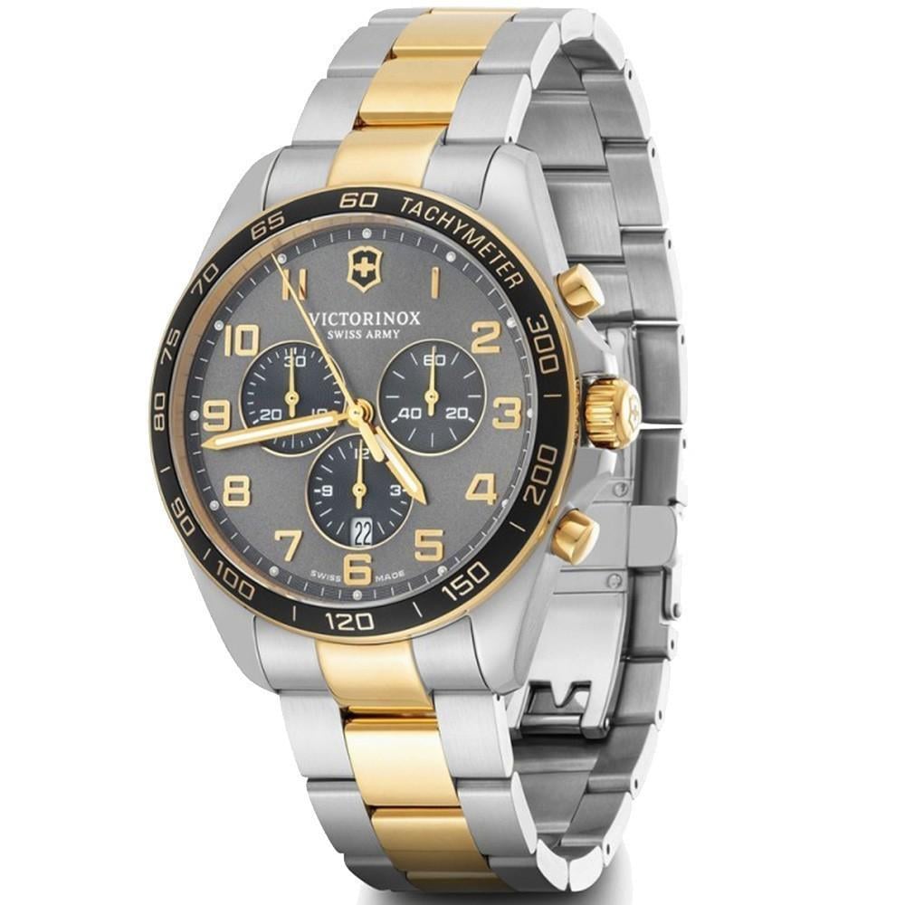 Наручний годинник чоловічий Victorinox Swiss Army Fieldforce Classic Chrono кварцевий Silver (V241902) - фото 2 Наручний годинник чоловічий Victorinox Swiss Army Fieldforce Classic Chrono кварцевий Silver (V241902) - фото 2